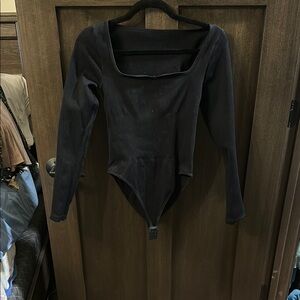 Black Long Sleeve Bodysuit